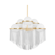 Suspension en acier laiton vieilli 80x67cm Celestial - Corbett Lighting