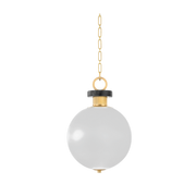 Suspension en acier laiton ancien 34x52cm Haru - Corbett Lighting