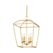Suspension en acier feuille d'or 43x64cm Bryant - Hudson Valley Lighting