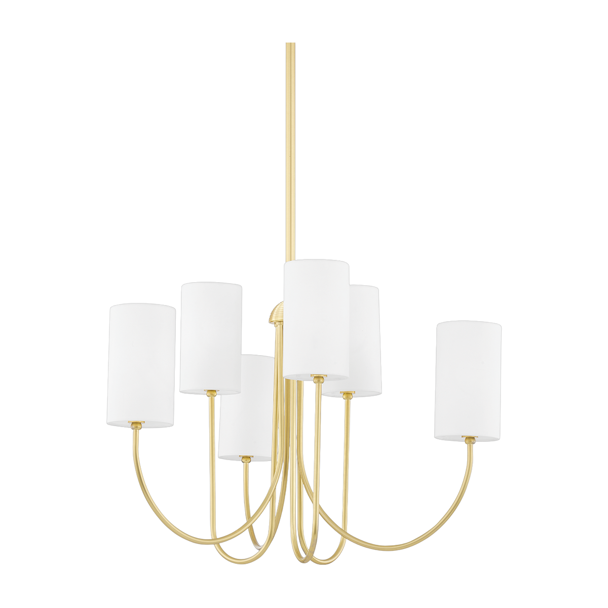 Suspension en acier laiton vieilli 74x55cm Harlem - Hudson Valley Lighting