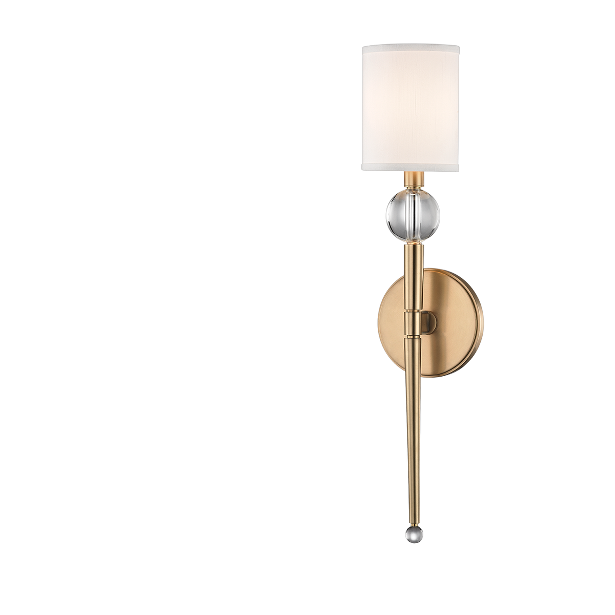 Applique murale en acier laiton vieilli 12x52cm Rockland - Hudson Valley Lighting