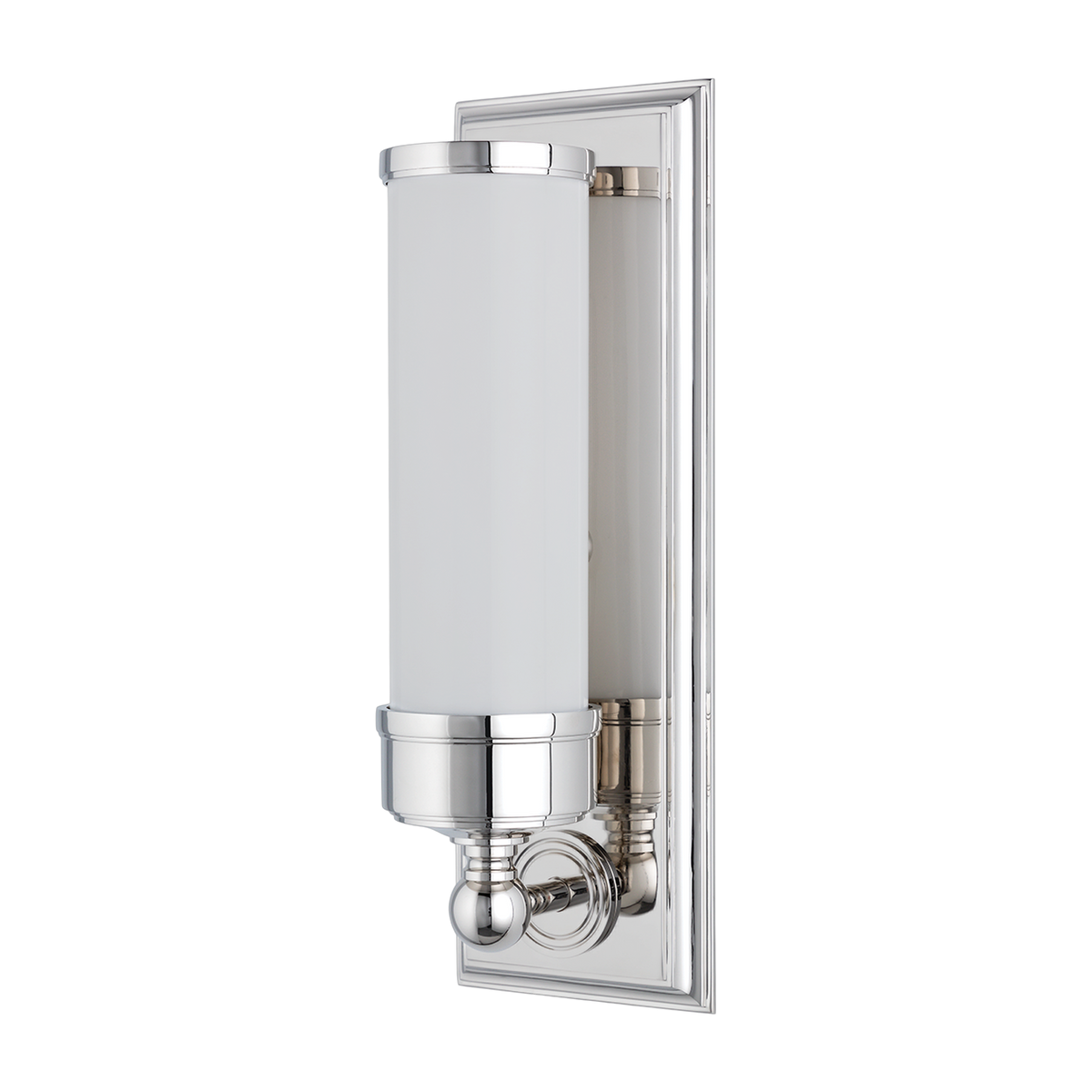 Brass bathroom wall light in polished nickel 12x36cm Everett - Hudson Valley Lighting