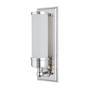Applique de salle de bain en laiton nickel poli 12x36cm Everett - Hudson Valley Lighting