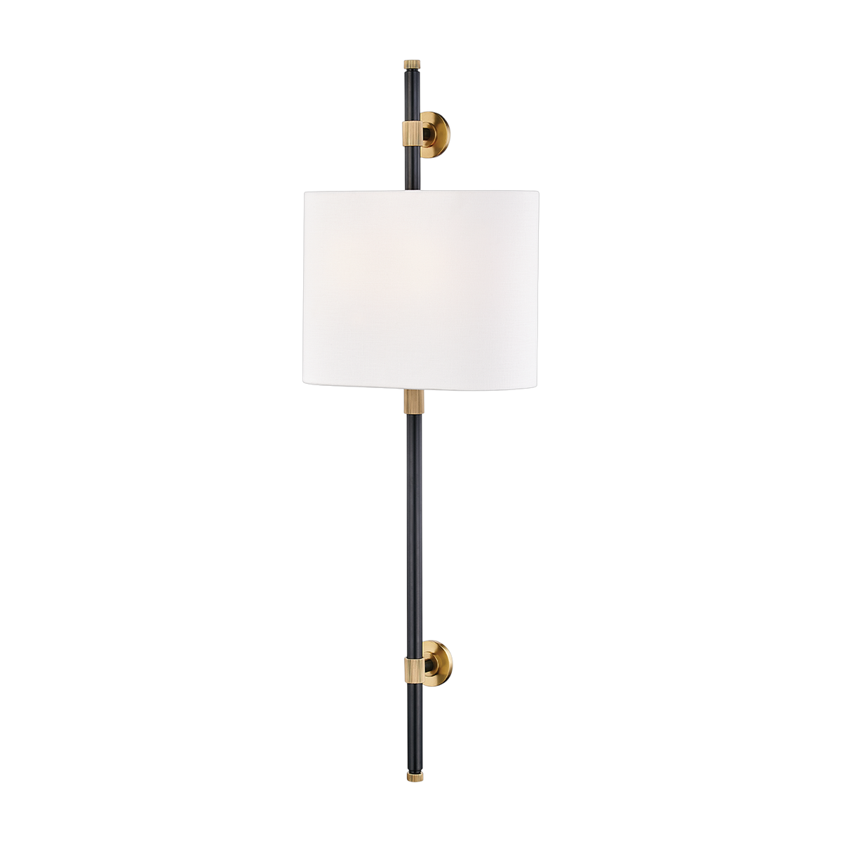 Wandleuchte aus Messing Altmessing und antiker Bronze 30x86cm Bowery - Hudson Valley Lighting