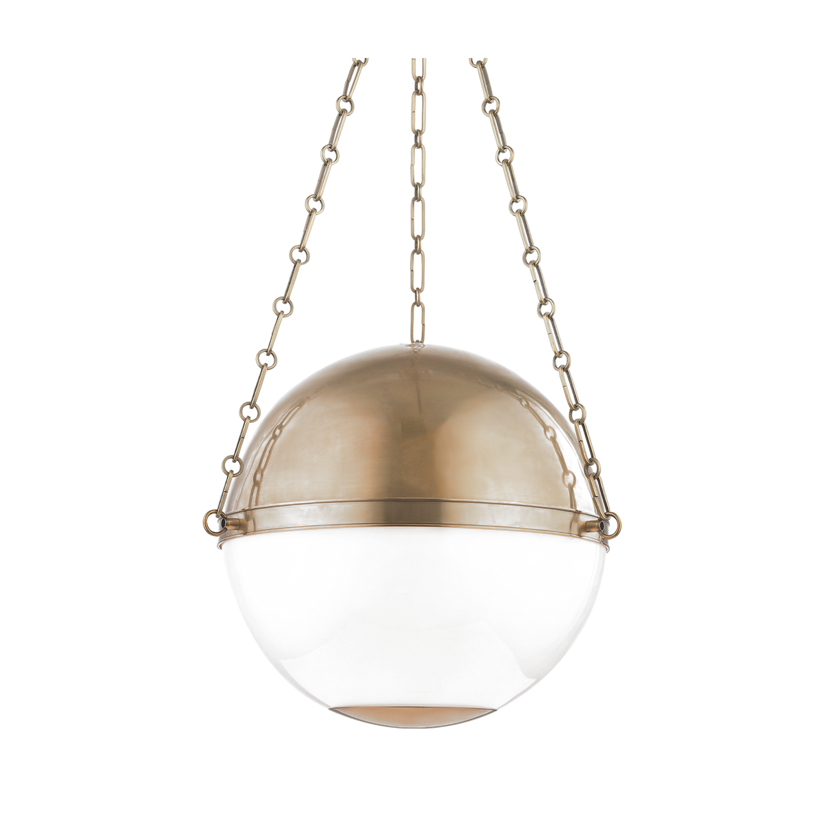 Hängeleuchte aus Messing Antik-Messing 43cm Sphere No.2 - Hudson Valley Lighting