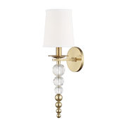 Applique murale en acier laiton vieilli 15x50cm Persis - Hudson Valley Lighting