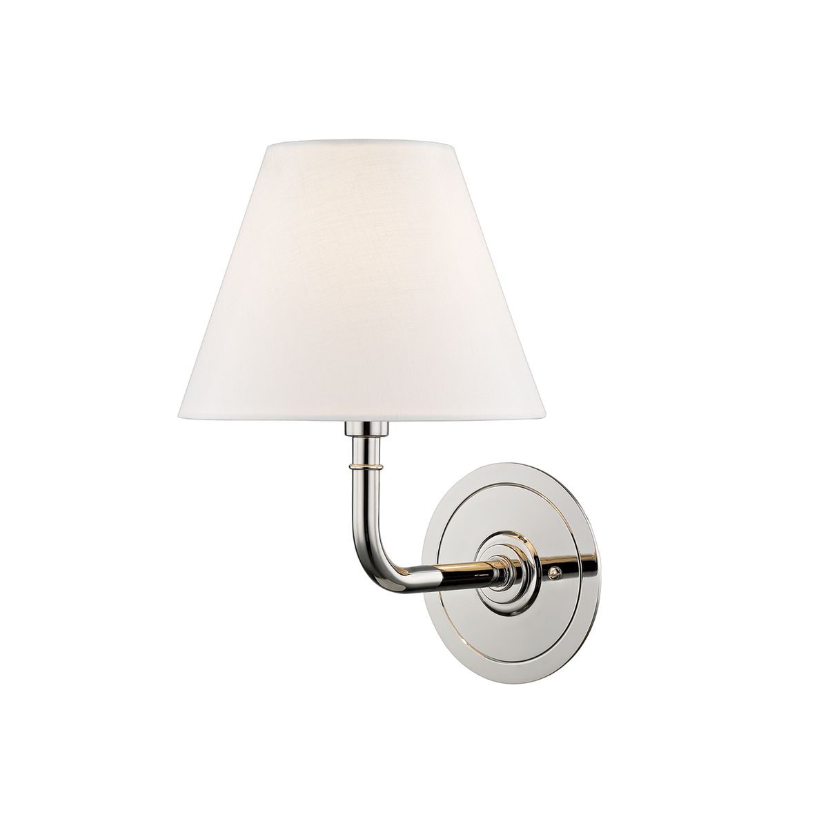 Wandleuchte aus poliertem Nickelstahl 20x29cm Signature No.1 - Hudson Valley Lighting