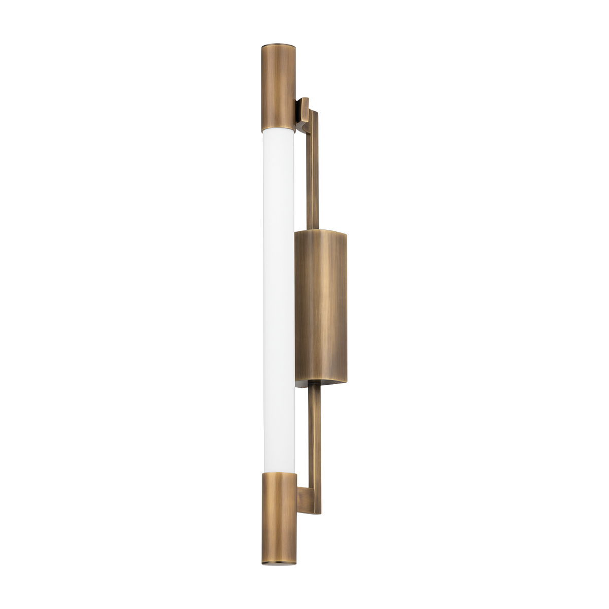 Applique murale en acier laiton patiné 7x60cm Merced - Troy Lighting