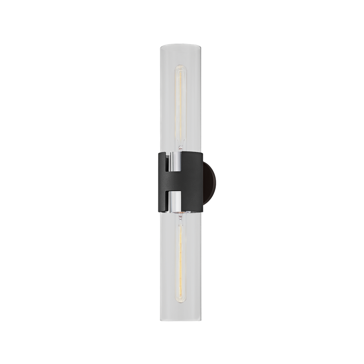 Applique murale en aluminium nickel poli 12x65cm Amado - Troy Lighting