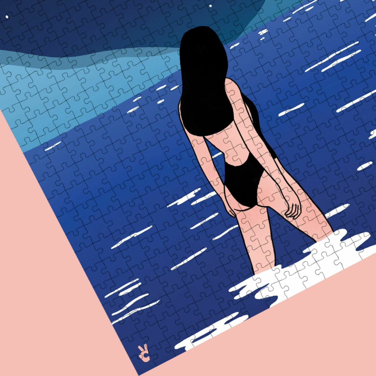 Puzzle de 1000 pièces Bain de minuit by Lorraine Sorlet - Piece & Love - The Cool Republic