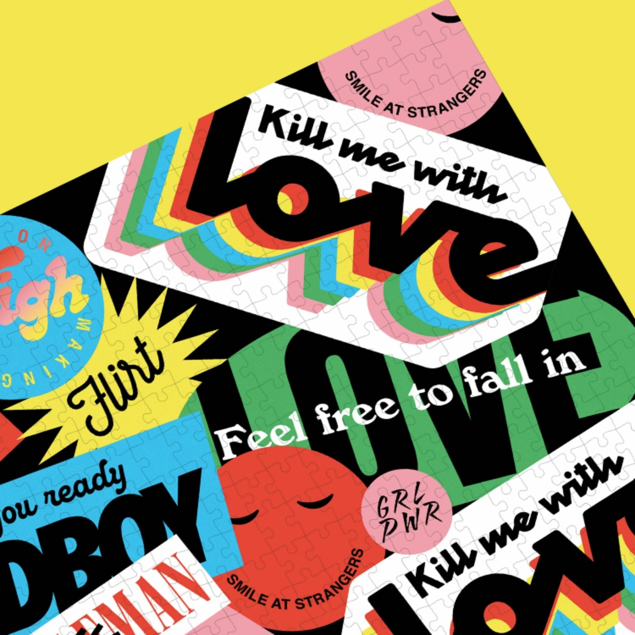 Puzzle de 1000 pièces Popup - Piece & Love - The Cool Republic