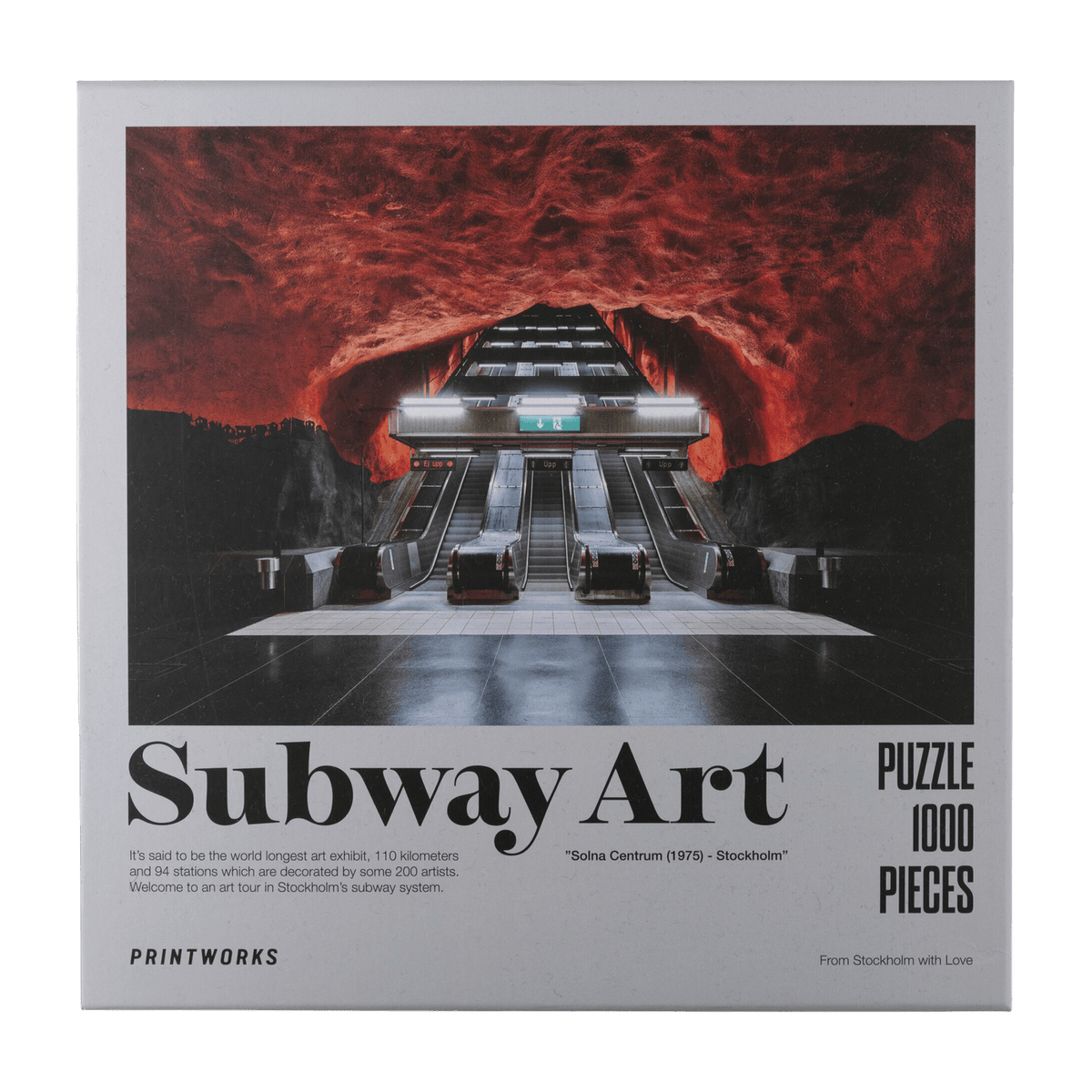 Puzzle subway art fire 1000 pièces - Printworks - The Cool Republic