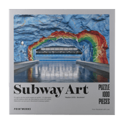 Puzzle subway art rainbow 1000 pièces - Printworks - The Cool Republic