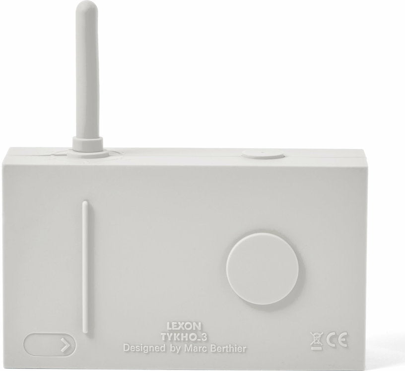 Radio FM & Enceinte Bluetooth blanc Tykho 3 - Lexon - The Cool Republic