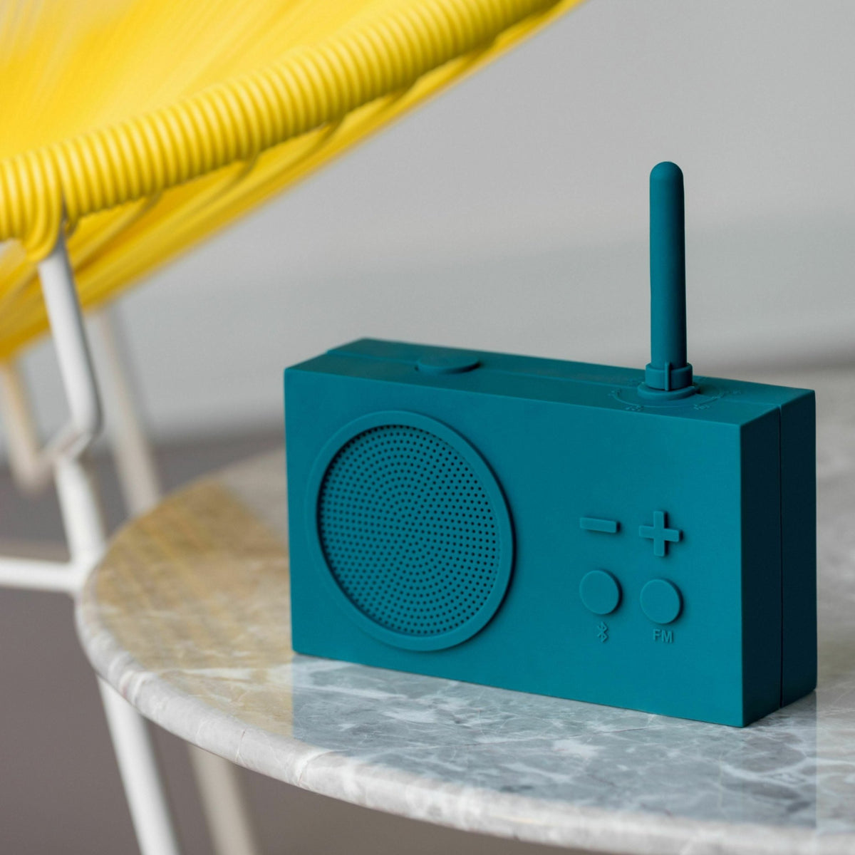 Radio FM & Enceinte Bluetooth bleu canard Tykho 3 - Lexon - The Cool Republic