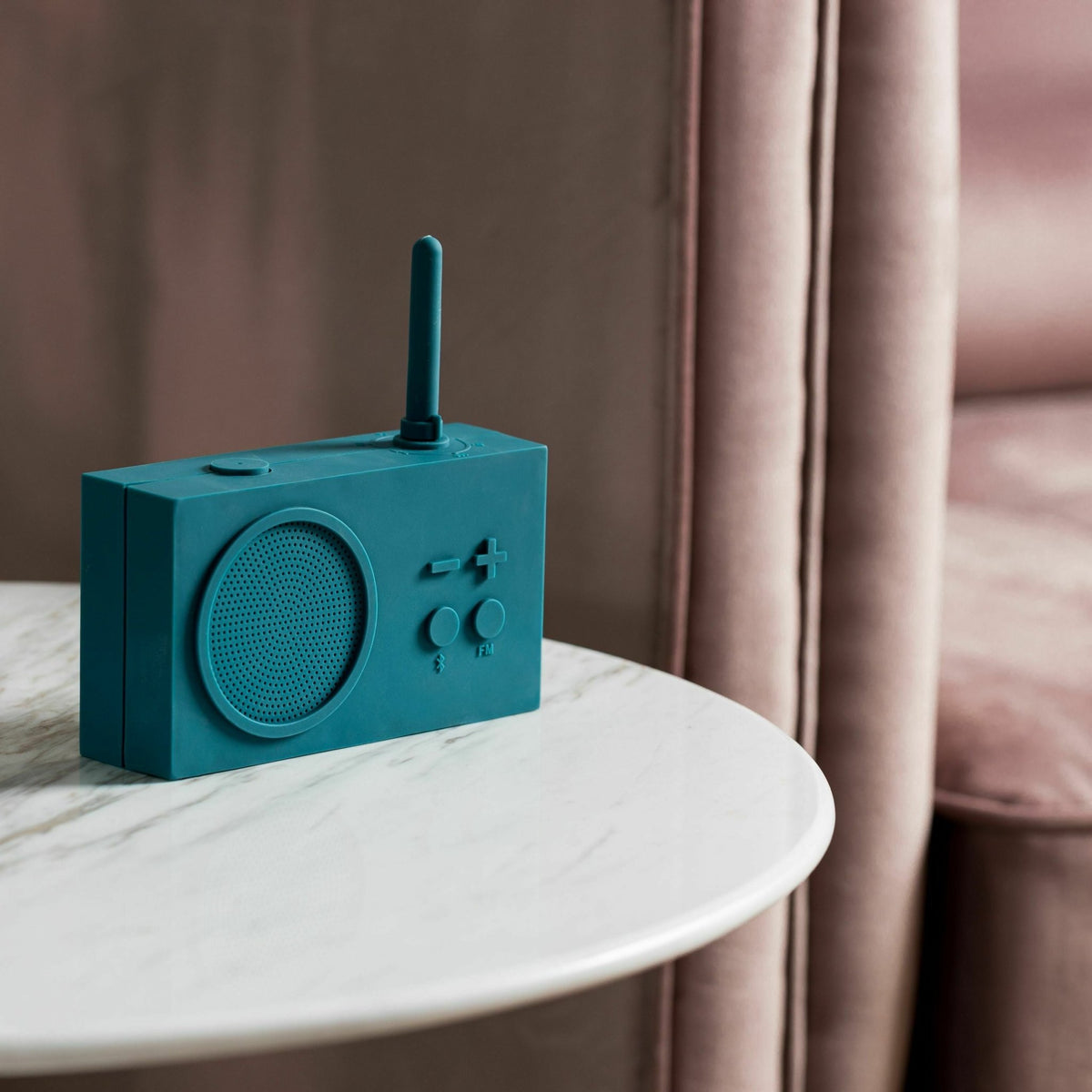 Radio FM & Enceinte Bluetooth bleu canard Tykho 3 - Lexon - The Cool Republic