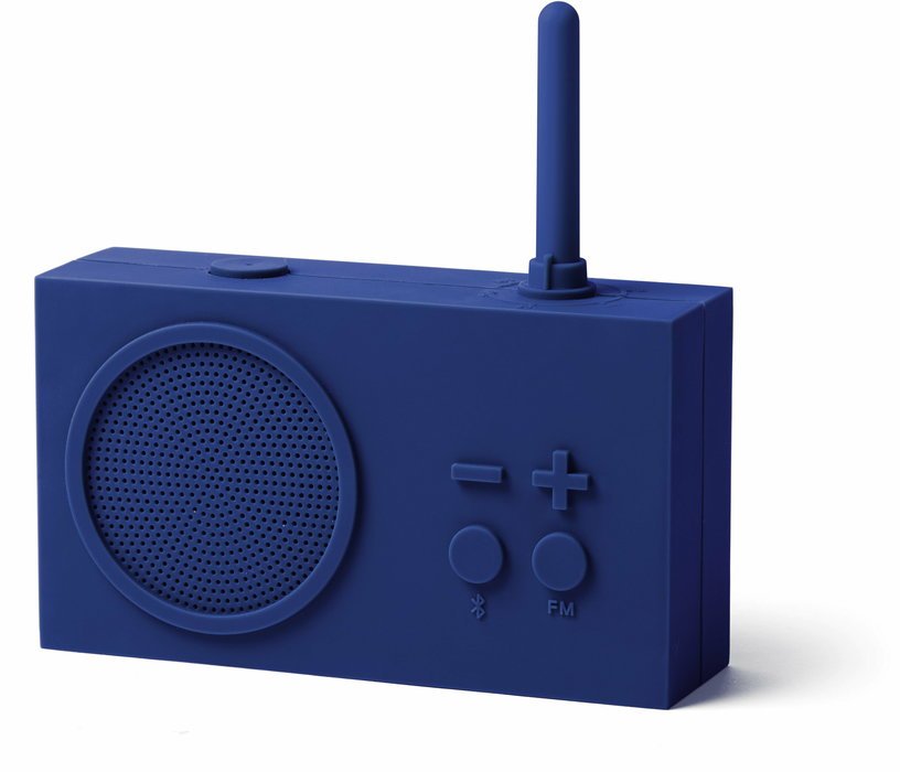 Radio FM & Enceinte Bluetooth bleu sombre Tykho 3 - Lexon - The Cool Republic