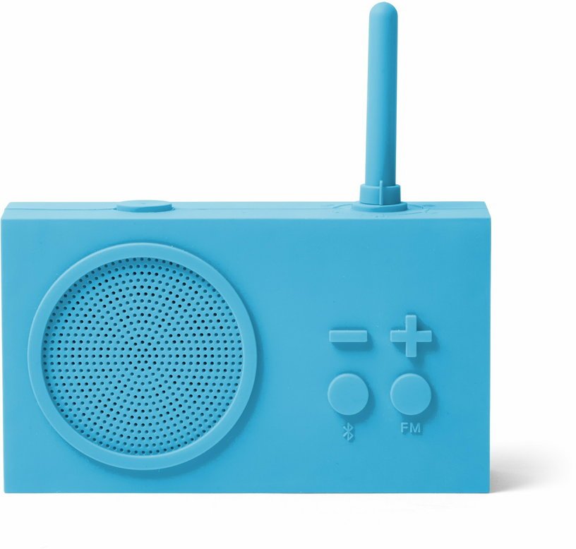Radio FM & Enceinte Bluetooth bleu turquoise Tykho 3 - Lexon - The Cool Republic