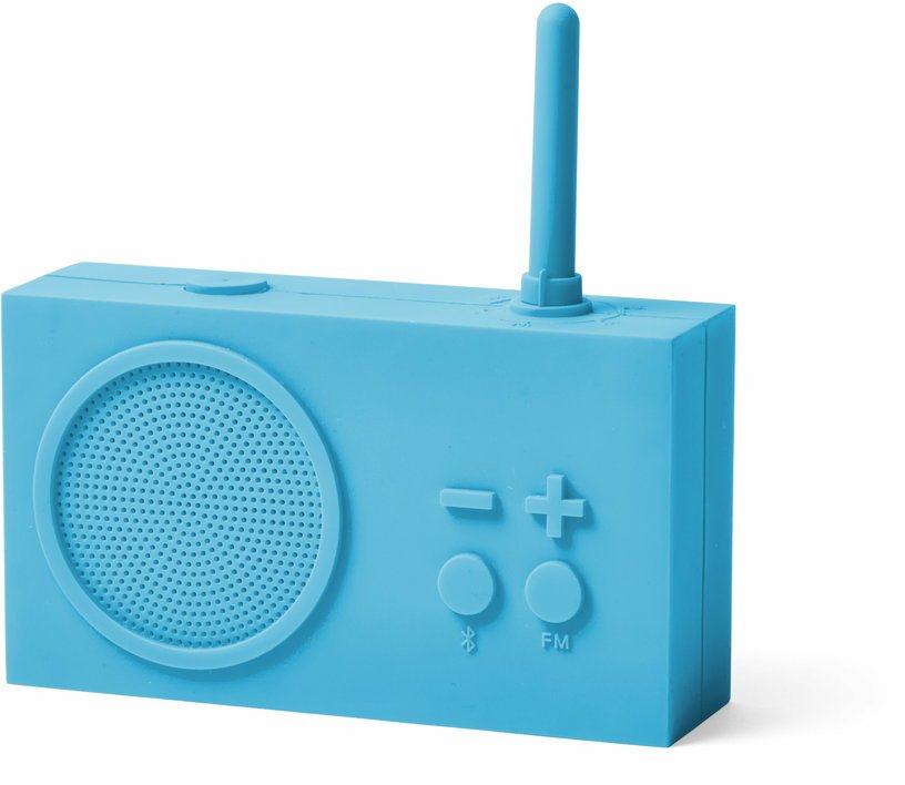 Radio FM & Enceinte Bluetooth bleu turquoise Tykho 3 - Lexon - The Cool Republic