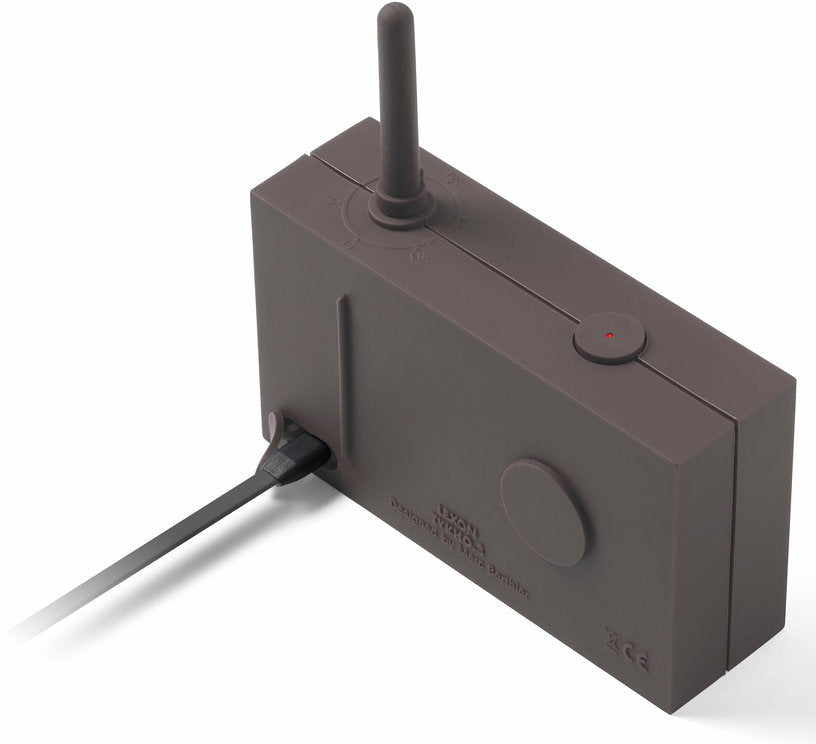 Radio FM & Enceinte Bluetooth gris taupe Tykho 3 - Lexon - The Cool Republic