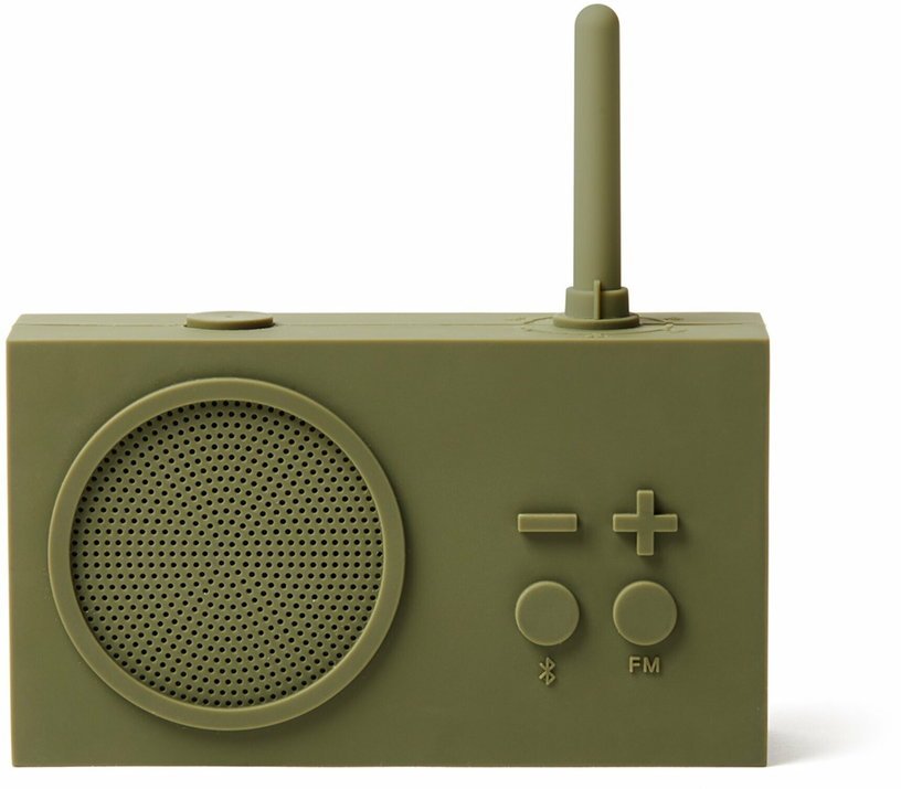 Radio FM & Enceinte Bluetooth khaki Tykho 3 - Lexon - The Cool Republic