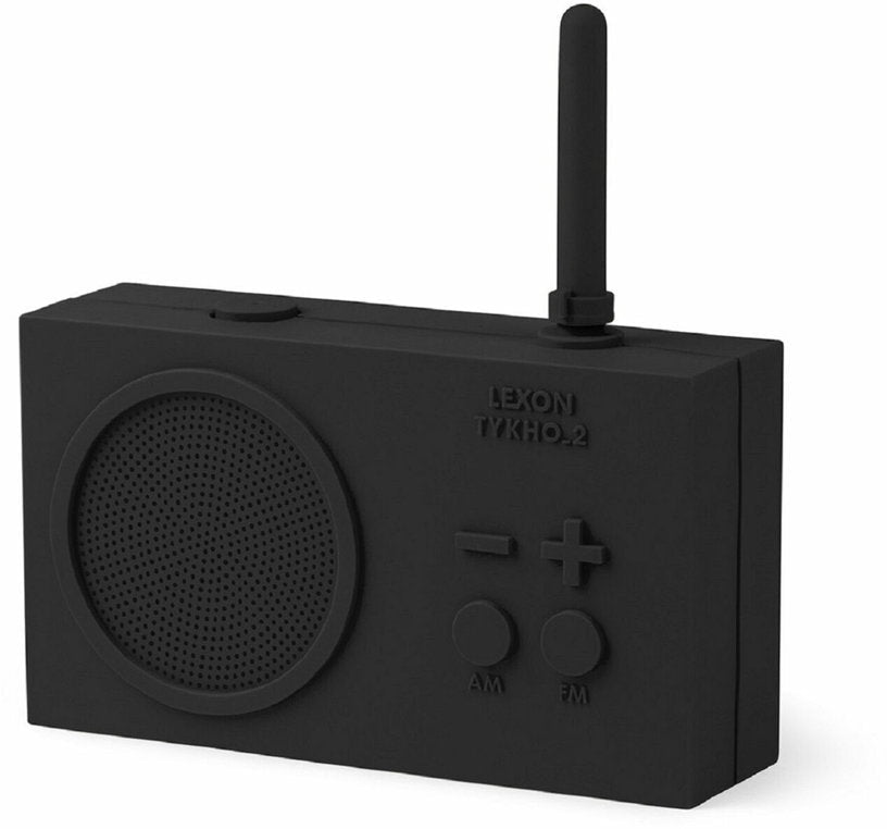 Radio FM & Enceinte Bluetooth noir Tykho 3 - Lexon - The Cool Republic