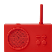 Radio FM & Enceinte Bluetooth rouge Tykho 3 - Lexon - The Cool Republic