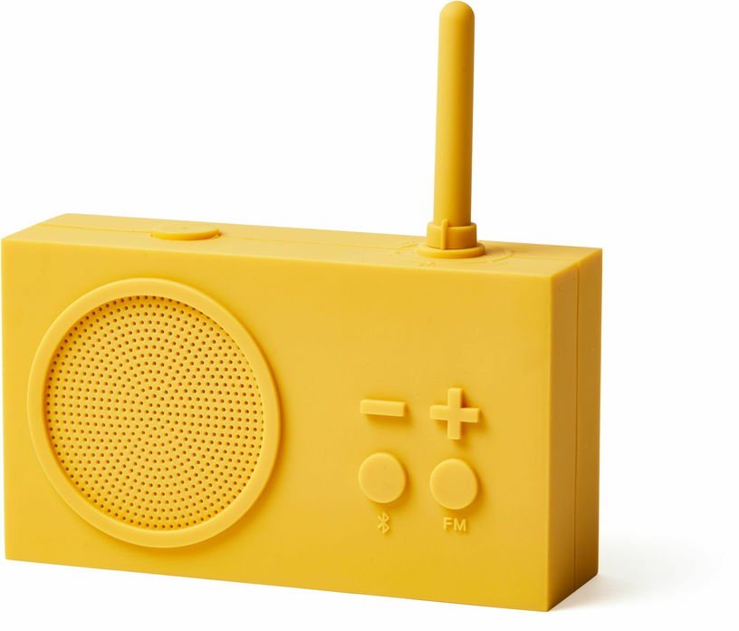 Radio FM & Enceinte Bluetooth Yellow Tykho 3 - Lexon - The Cool Republic