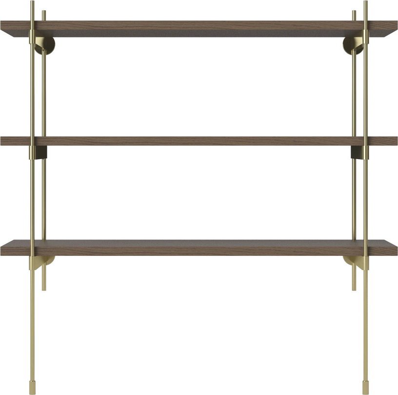 Rangement en acier et chêne foncé ROD Combinaison 1 - Bolia - The Cool Republic