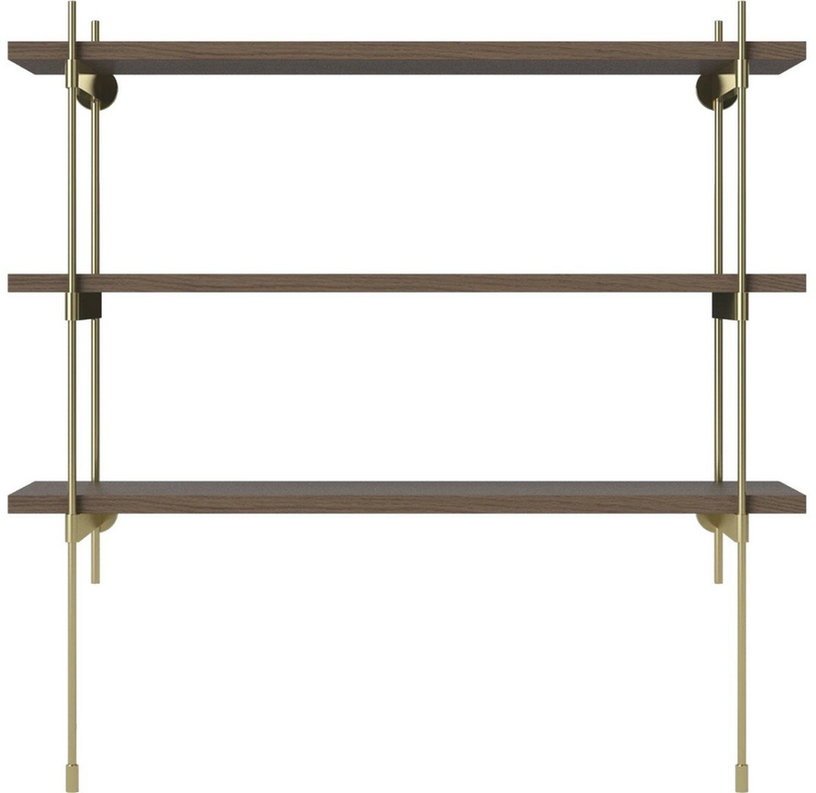 Rangement en acier et chêne fumé ROD Combinaison 1 - Bolia - The Cool Republic