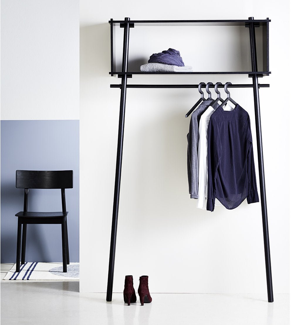 Rangement en bois noir Töjbox - Woud - The Cool Republic