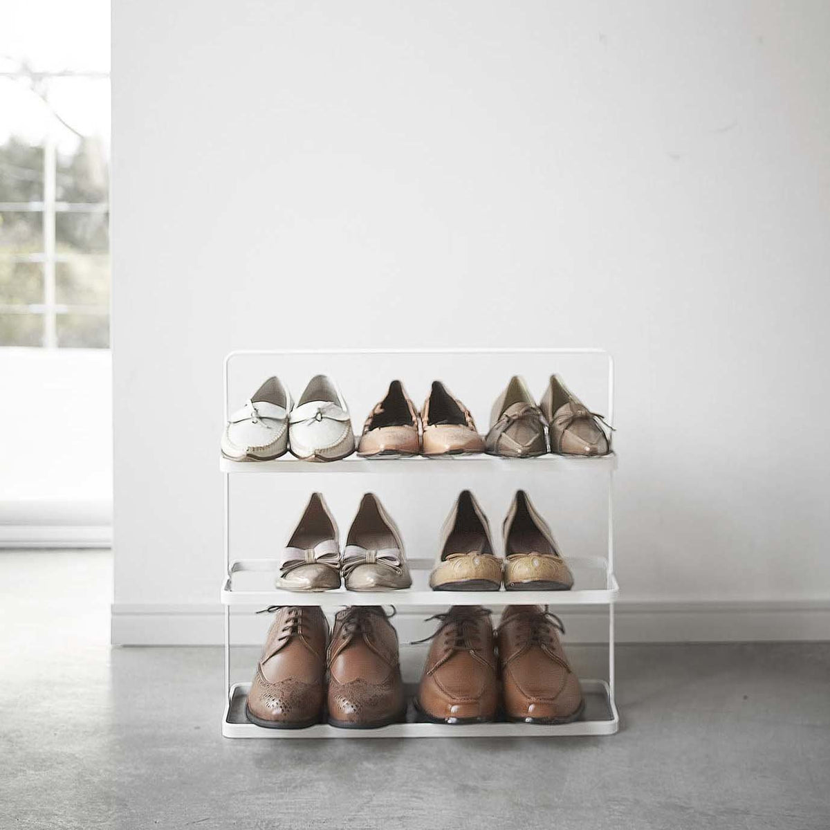 Rangement pour chaussures blanc Horizontal Tower - Yamazaki - The Cool Republic