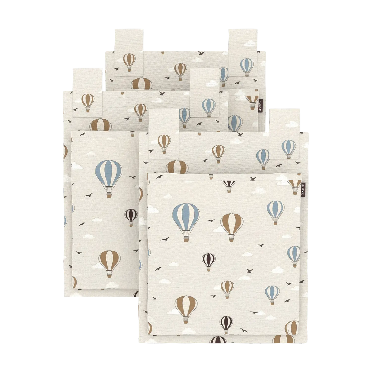 Rangement suspendu de lit en coton blanc à motifs ballons 28,5x39,5cm Dawn - Flexa — vue 2