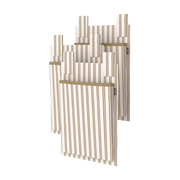 Rangement suspendu pour lit en coton blanc à rayures 28,5x39,5cm Dawn - Flexa