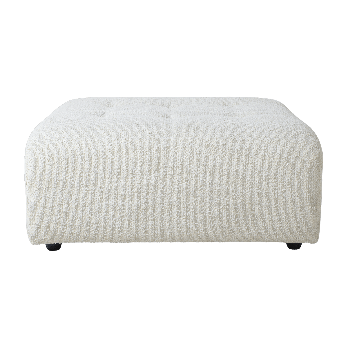 Repose-pieds en bouclé crème Vint - Hkliving - The Cool Republic