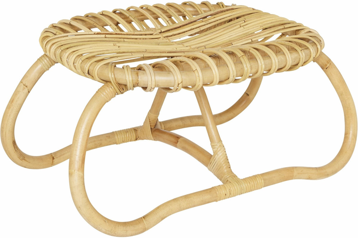 Repose - pieds en canne de rotin naturelle Boucle - KOK - The Cool Republic