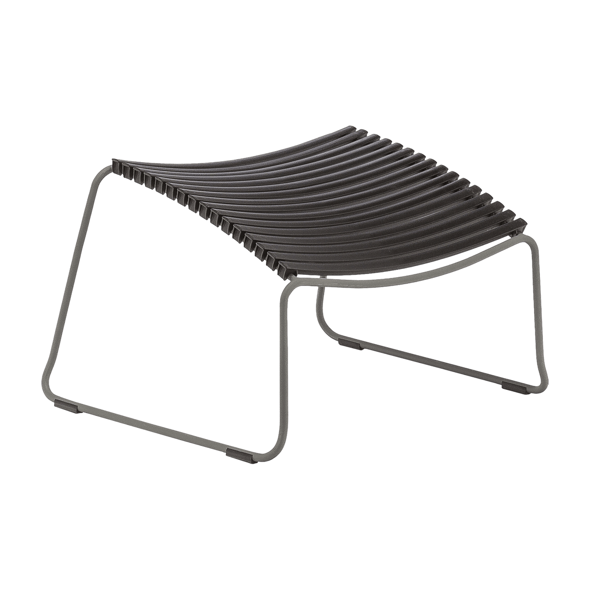 Repose-pieds en métal et plastique noir CLICK - Houe - The Cool Republic