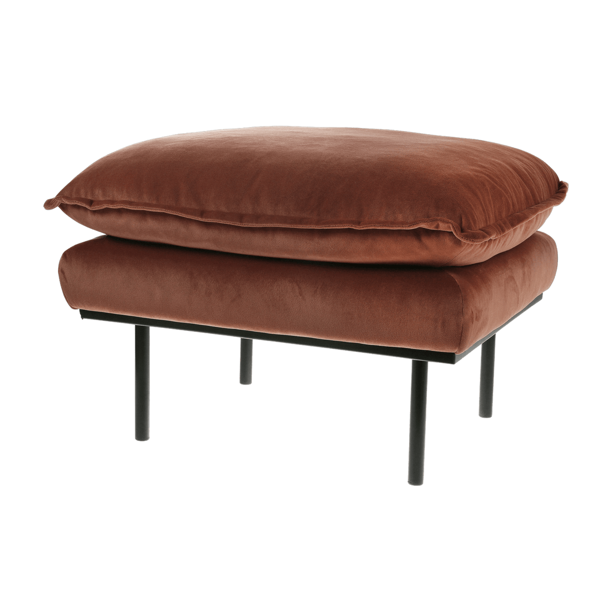 Brick Velvet Footrest Retro - Hkliving - The Cool Republic