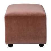 Footrest velvet brick S Jax - HKliving - The Cool Republic