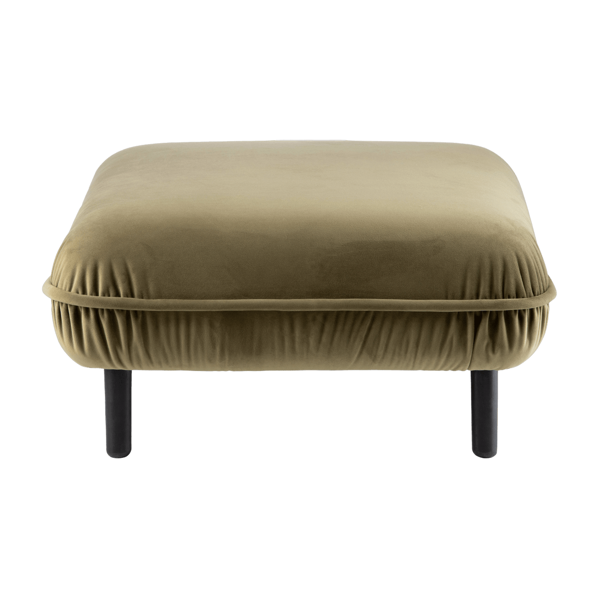 Repose-pieds en velours vert Bean - Emko - The Cool Republic