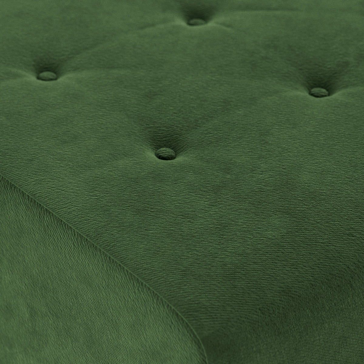 Repose-pieds en velours vert Vint - Hkliving - The Cool Republic