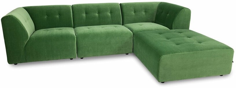 Repose - pieds en velours vert Vint - Hkliving - The Cool Republic