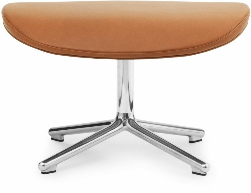 Repose - pieds pivotant en aluminium et pp avec cuir naturel Hyg - Normann Copenhagen - The Cool Republic