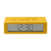 Réveil Flip de voyage jaune - Lexon Design - The Cool Republic