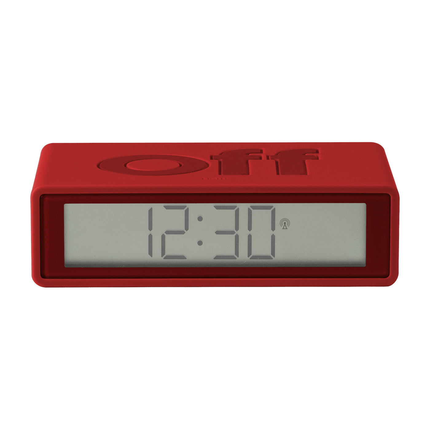 Réveil Flip rouge - Lexon Design - The Cool Republic