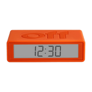 Réveil orange Flip+ Travel - Lexon - The Cool Republic