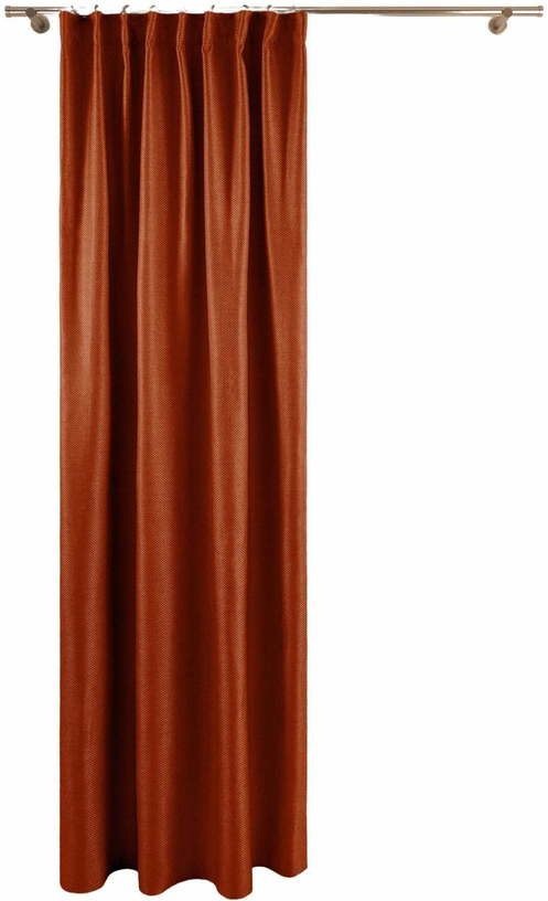 Rideau À Ruban Fronceur Coconut Orange Brique - Madura - The Cool Republic