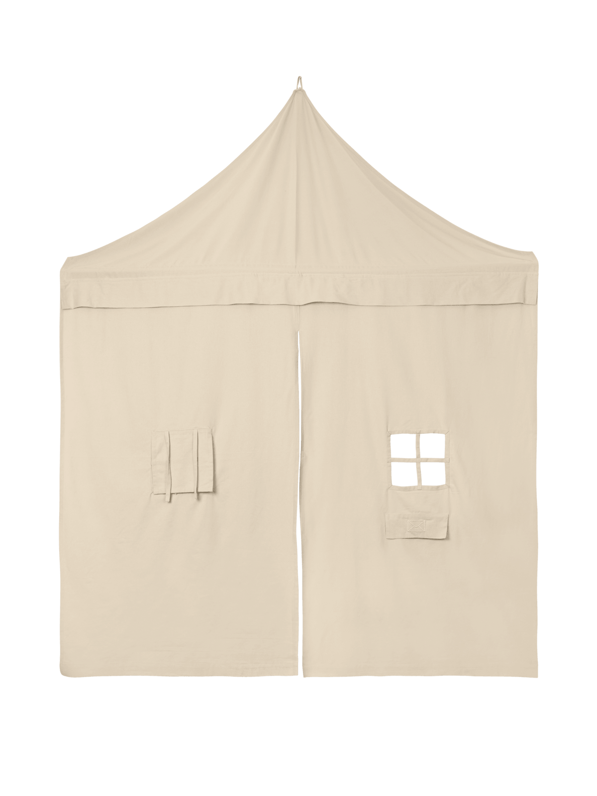 Rideau d’angle en coton recyclé blanc Settle - Ferm Living - The Cool Republic