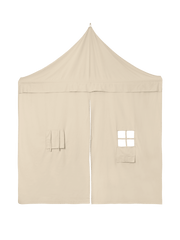 Rideau d’angle en coton recyclé blanc Settle - Ferm Living - The Cool Republic