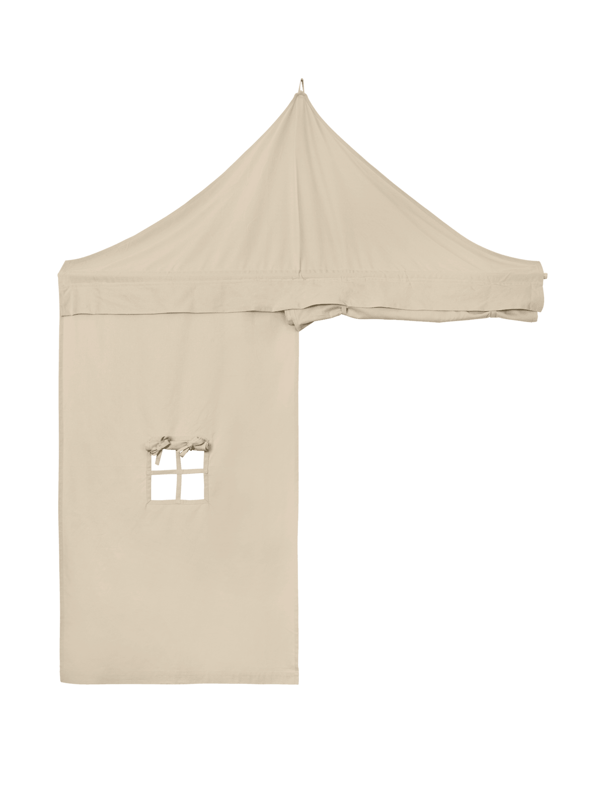 Rideau d’angle en coton recyclé blanc Settle - Ferm Living - The Cool Republic